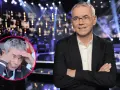 Janowski w "Jaka to melodia?" zamyślony, a obok uśmiechnięty.