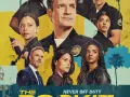 Plakat "Rekrut sezon 7". Zbliżenie na twarze policjantów z serialu, w tym Nathan Fillion.