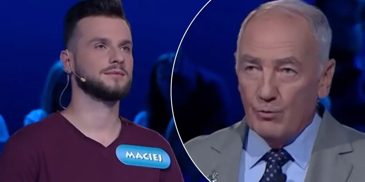 Młody Maciej z Familiady i starszy pan w garniturze. Czy to on, jaki może być pilot Familiady?