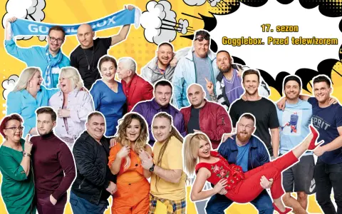 Gogglebox obsada: wesoła ekipa przed telewizorem, gotowa na kolejny sezon.