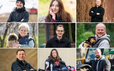 Uczestnicy programu "Rolnik szuka żony 11" - rolnicy i rolniczki, gotowi na miłość i nowe życie.