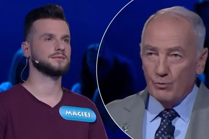 Młody Maciej z Familiady i starszy pan w garniturze. Czy to on, jaki może być pilot Familiady?