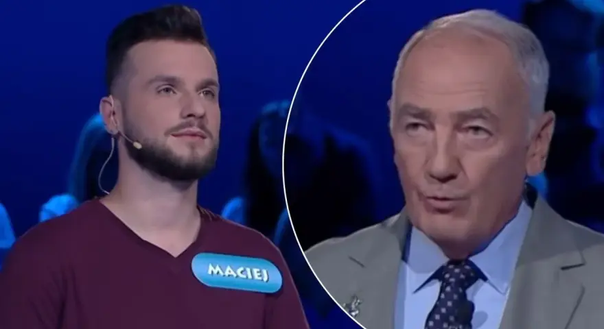 Młody Maciej z Familiady i starszy pan w garniturze. Czy to on, jaki może być pilot Familiady?